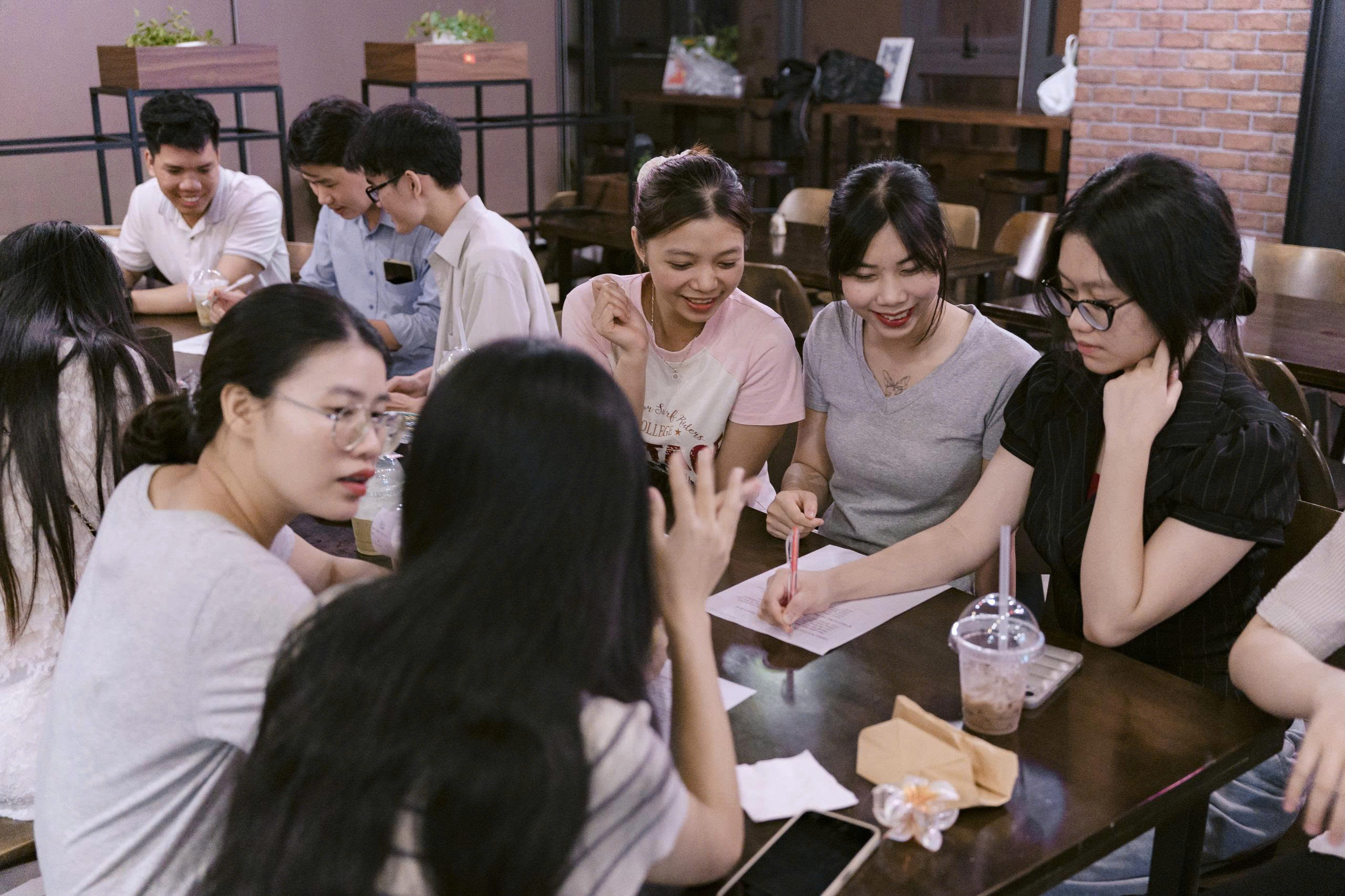 Học viên thực hành bài tập DISC